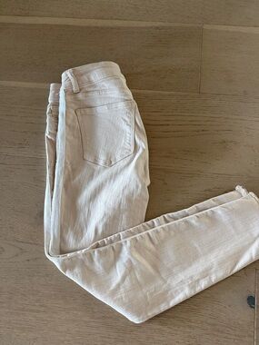DL1961 Women's Florence Skinny Jeans in Cream size 26